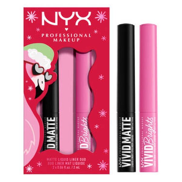 NYX COFFRET DUO EYELINERS VIVID NOIR & ROSE