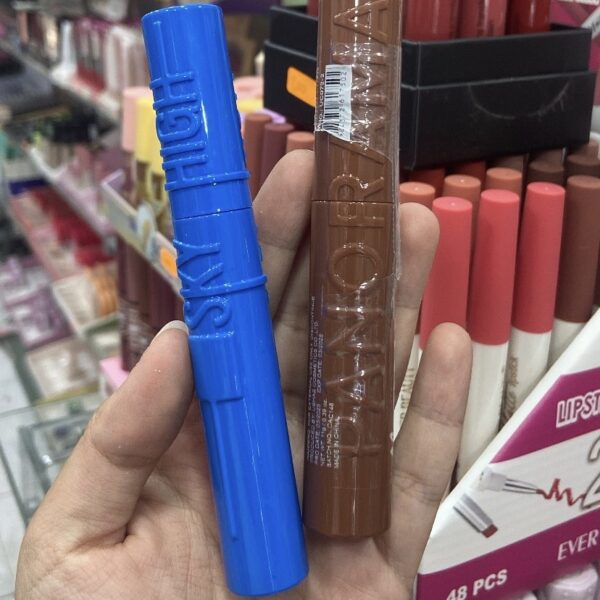 Mascara coloré ( bleu & marron )