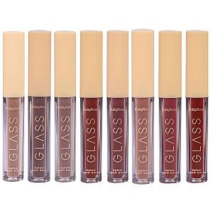 Lipstick Ruby rose glass