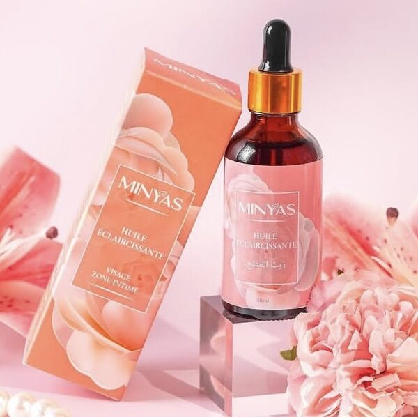 Huile éclaircissante Minyas a la rose