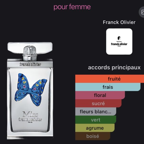 Eau de parfum Miss Franck olivier