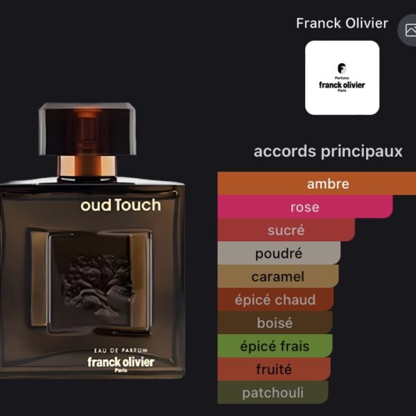 Eau de parfum Oud touch Franck olivier
