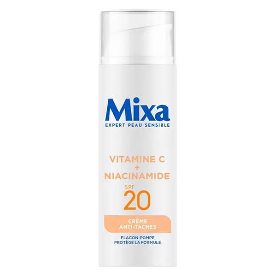 Crème hydratante Mixa Anti-taches à la Vitamine C et Niacinamide
