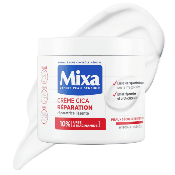 Mixa Pot Urea Cica Repair+ Crème Reparatrice 400ml