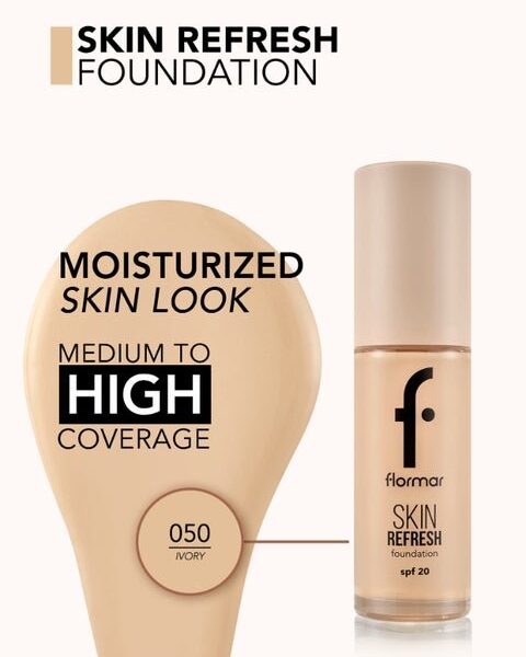 Fond de teint flormar skin refresh