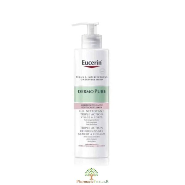 Gel nettoyant Eucerin dermo pure