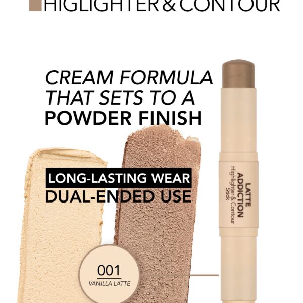 Latte Addiction Highlighter Contour Stick
